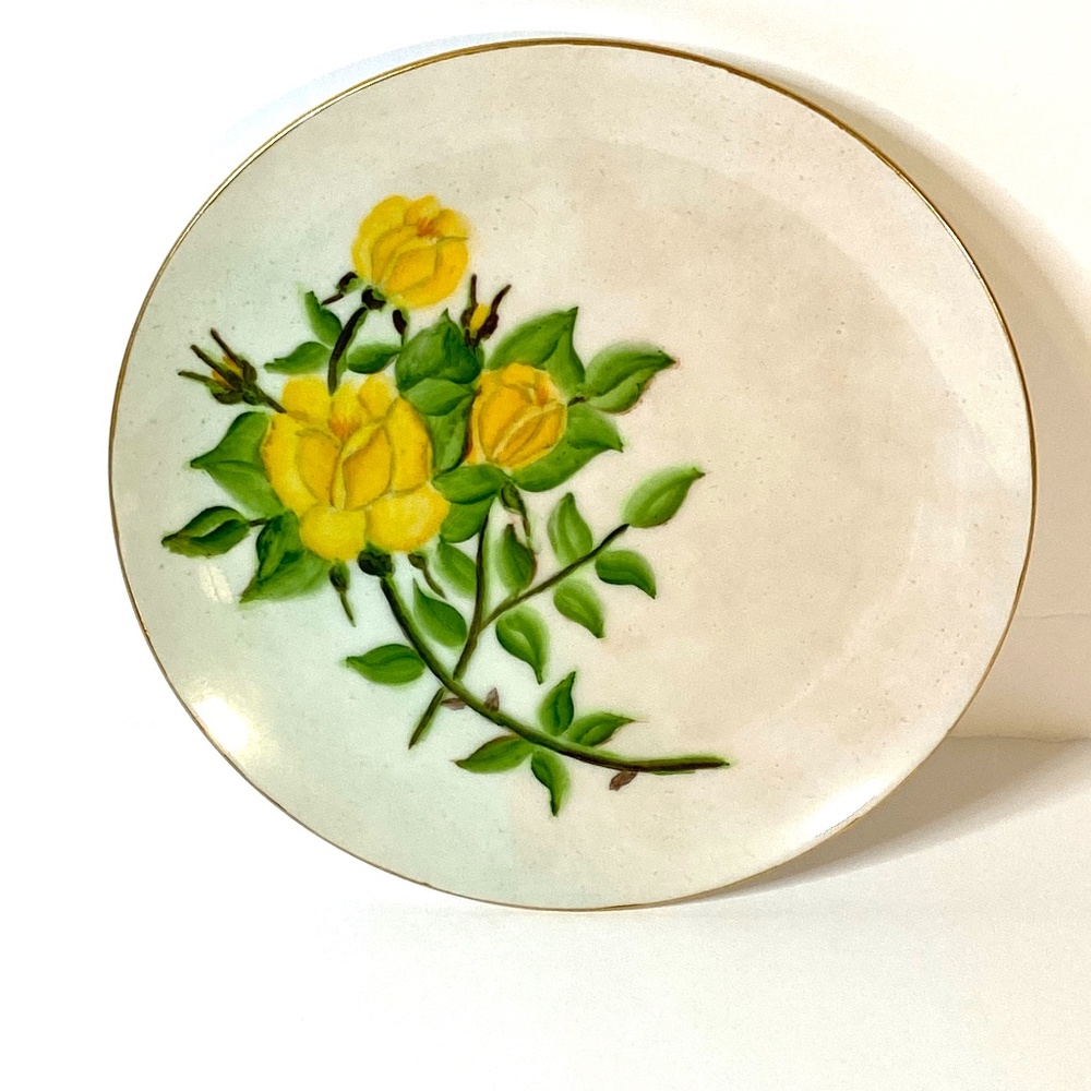 Vintage, Mid-Century Hand-painted‎ Dish.